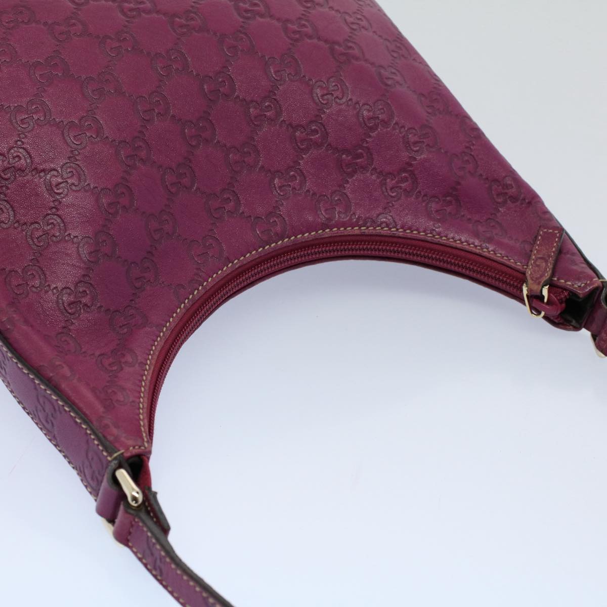 GUCCI GG Canvas Guccissima Shoulder Bag Purple 257282 ep1894