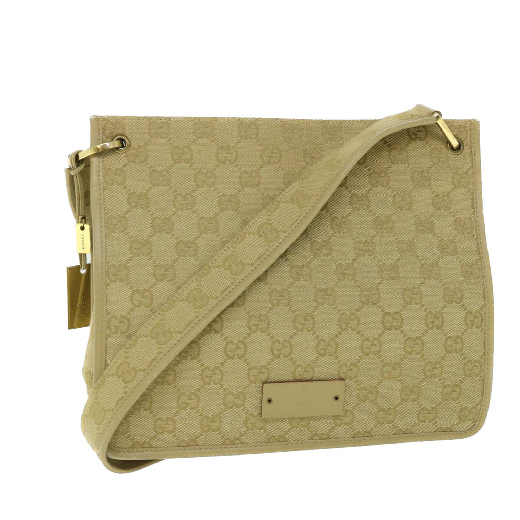 GUCCI GG Canvas Shoulder Bag Beige 91762 ep1900