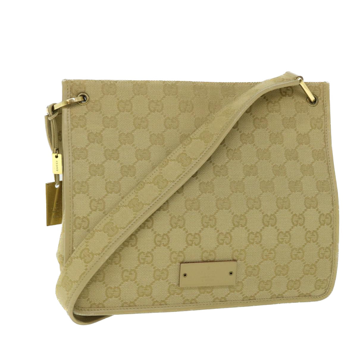 GUCCI GG Canvas Shoulder Bag Beige 91762 ep1900