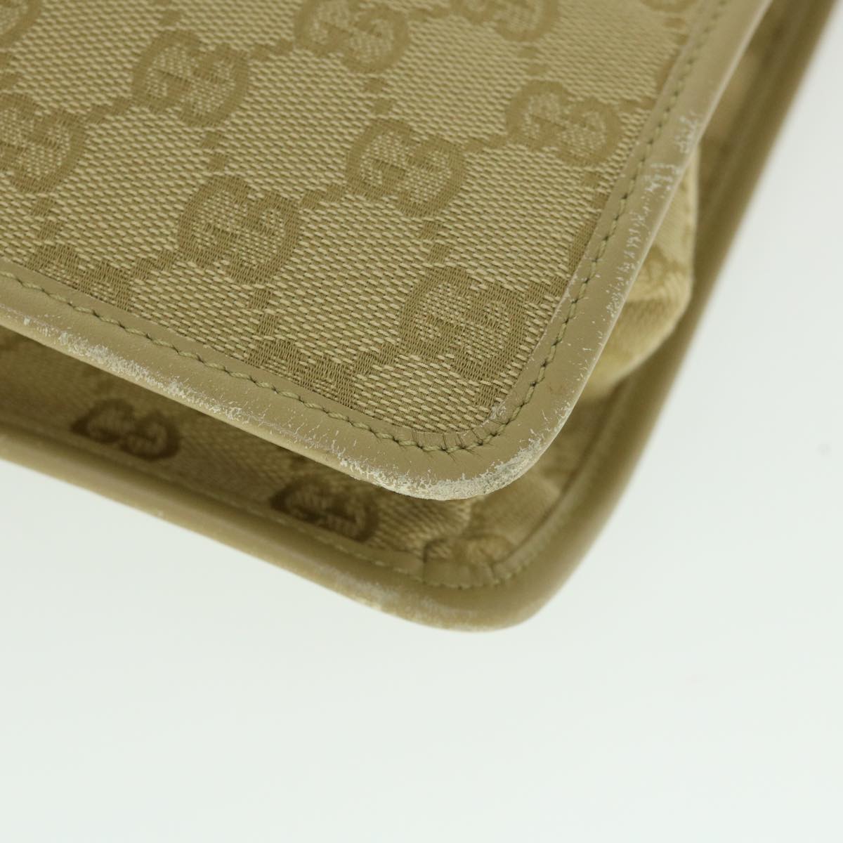 GUCCI GG Canvas Shoulder Bag Beige 91762 ep1900