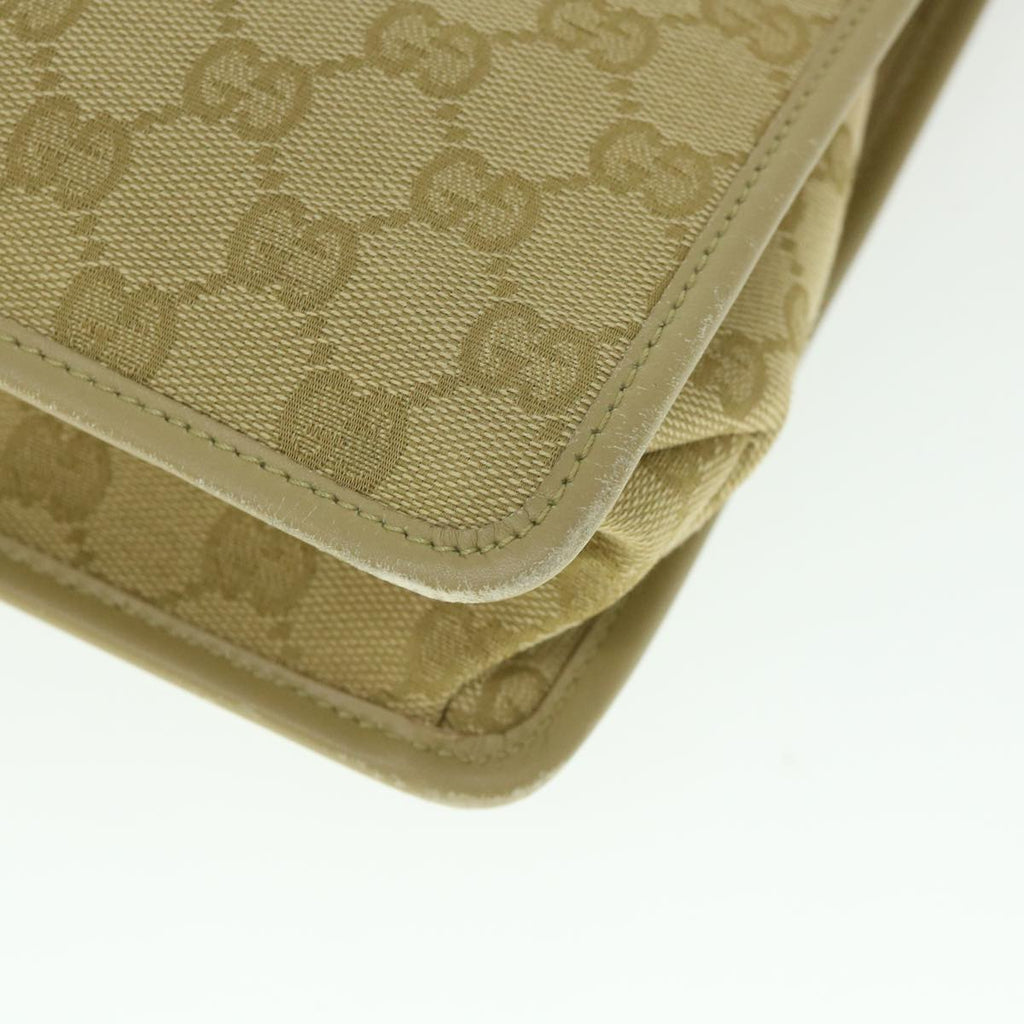 GUCCI GG Canvas Shoulder Bag Beige 91762 ep1900