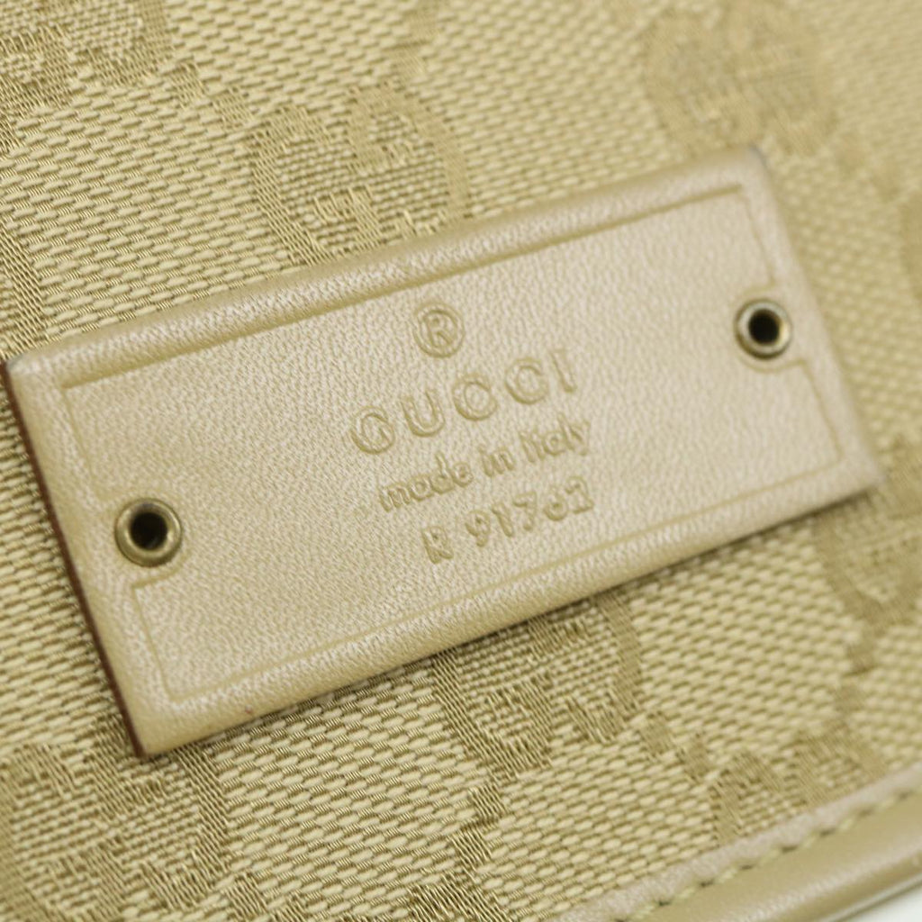 GUCCI GG Canvas Shoulder Bag Beige 91762 ep1900