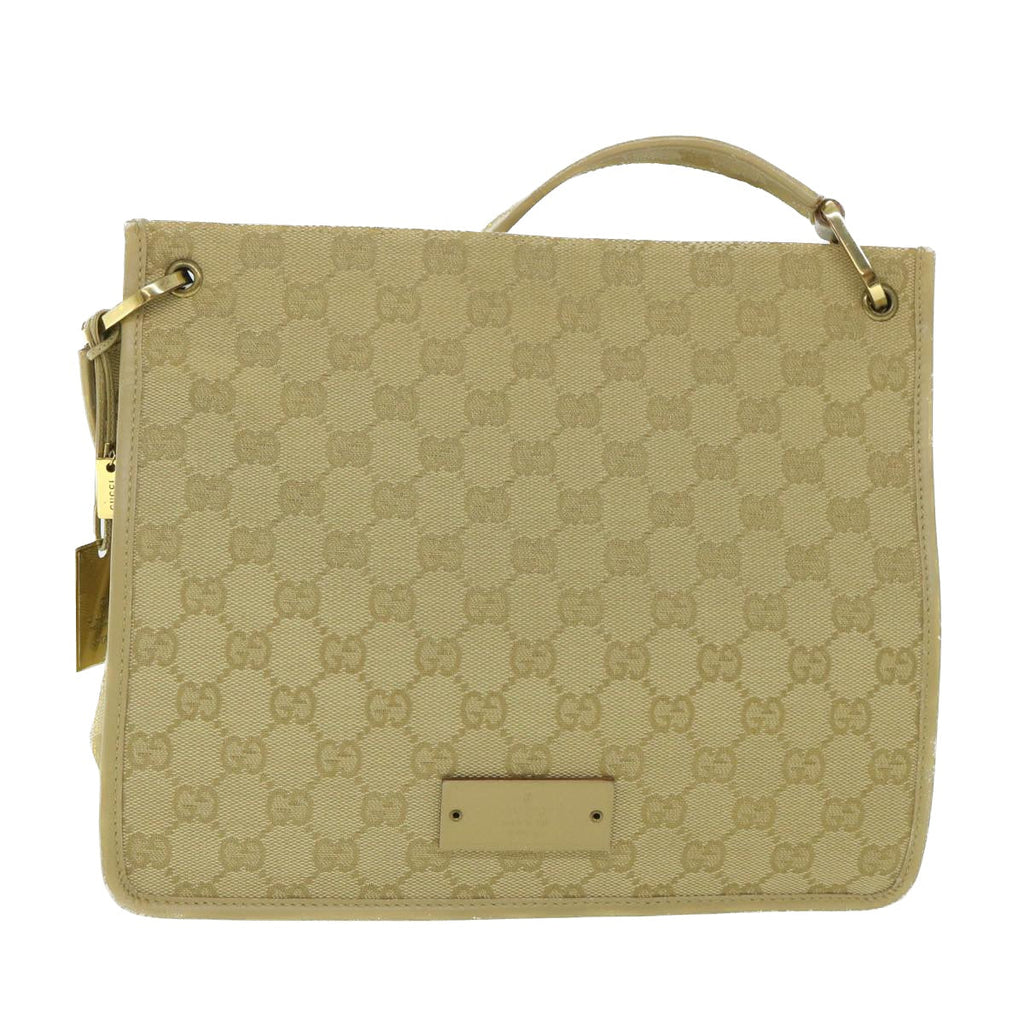 GUCCI GG Canvas Shoulder Bag Beige 91762 ep1900