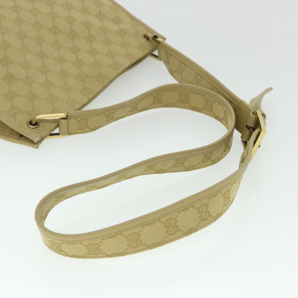 GUCCI GG Canvas Shoulder Bag Beige 91762 ep1900