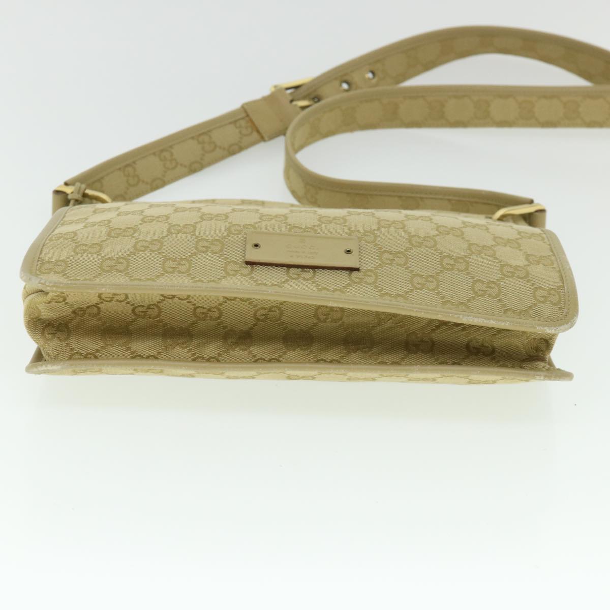 GUCCI GG Canvas Shoulder Bag Beige 91762 ep1900