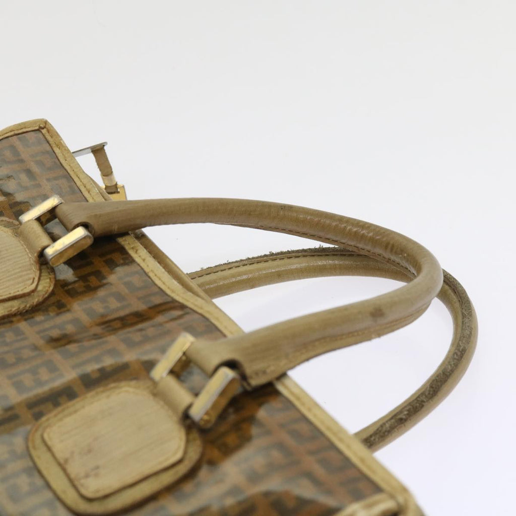 FENDI Zucchino Canvas Tote Bag Brown ep1903