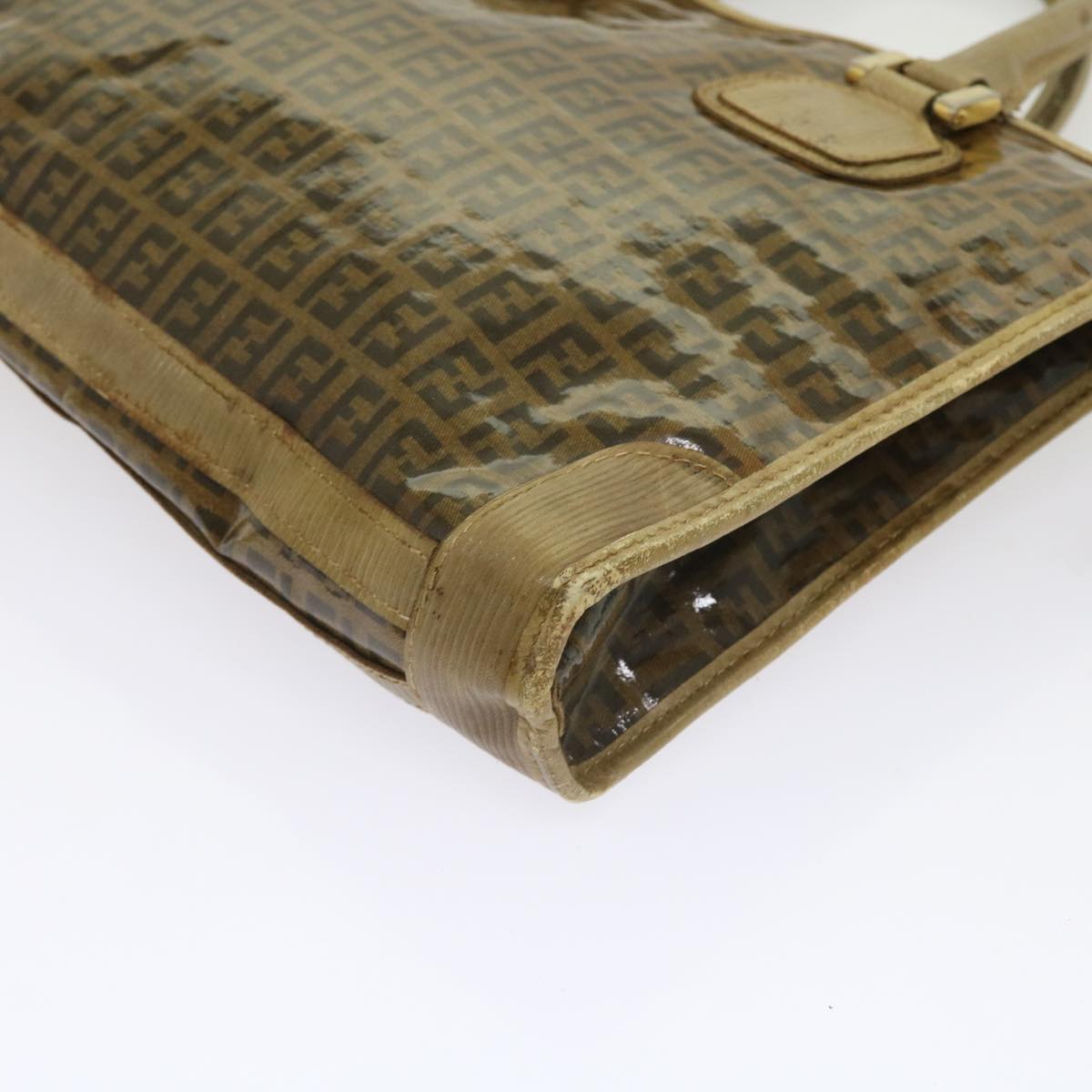 FENDI Zucchino Canvas Tote Bag Brown ep1903