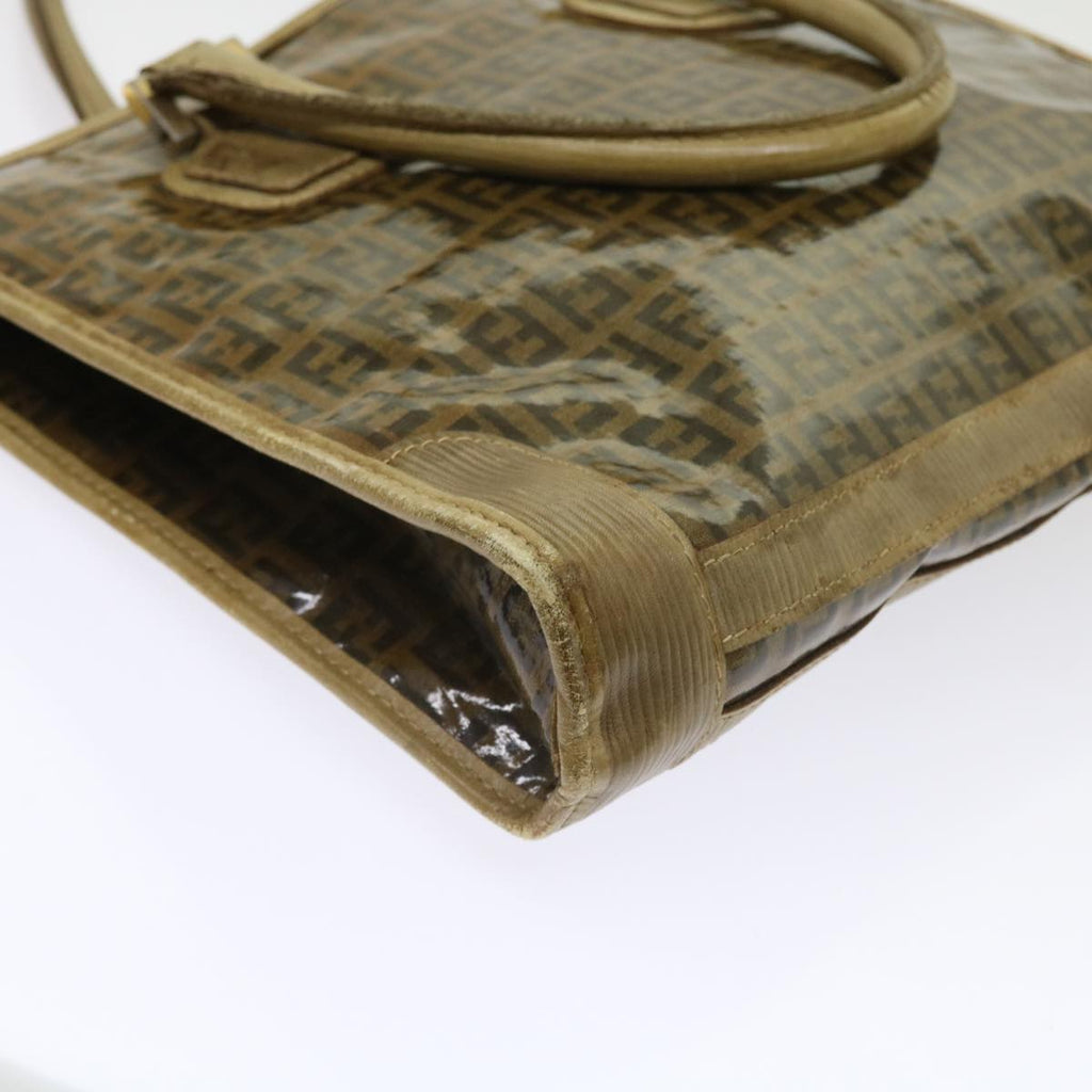FENDI Zucchino Canvas Tote Bag Brown ep1903