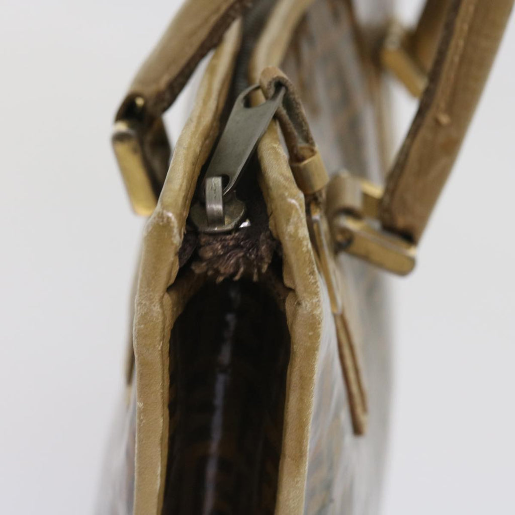 FENDI Zucchino Canvas Tote Bag Brown ep1903