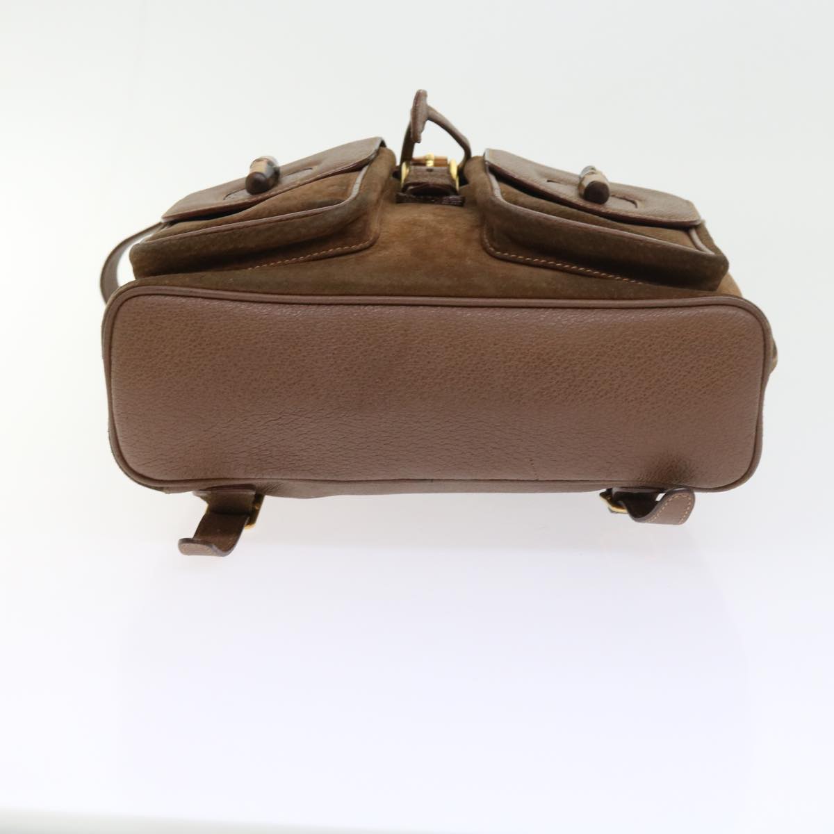 GUCCI Bamboo Backpack Suede Brown 003 1998 0016 ep1912