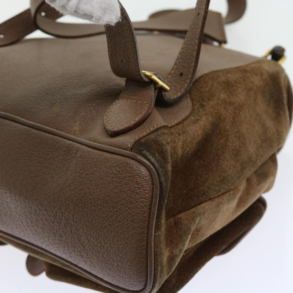 GUCCI Bamboo Backpack Suede Brown 003 1998 0016 ep1912