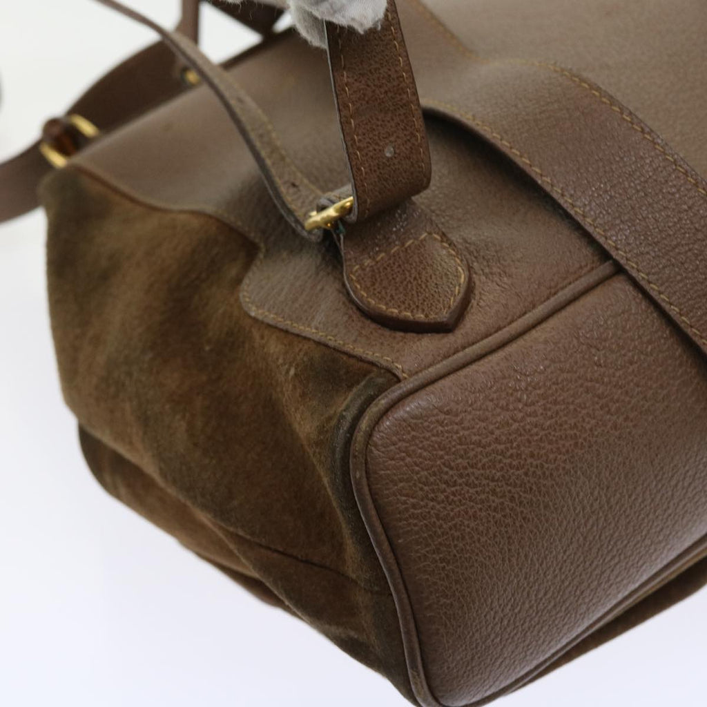 GUCCI Bamboo Backpack Suede Brown 003 1998 0016 ep1912