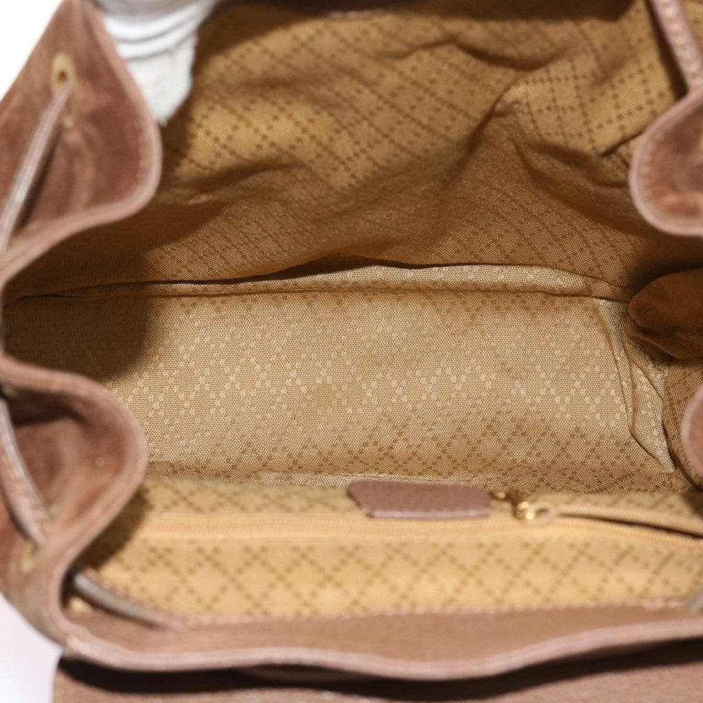 GUCCI Bamboo Backpack Suede Brown 003 1998 0016 ep1912
