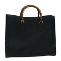 GUCCI Bamboo Hand Bag Leather Black 002 1186 0259 ep1914