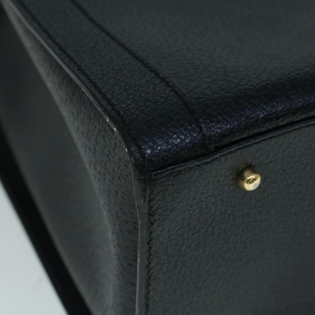 GUCCI Bamboo Hand Bag Leather Black 002 1186 0259 ep1914