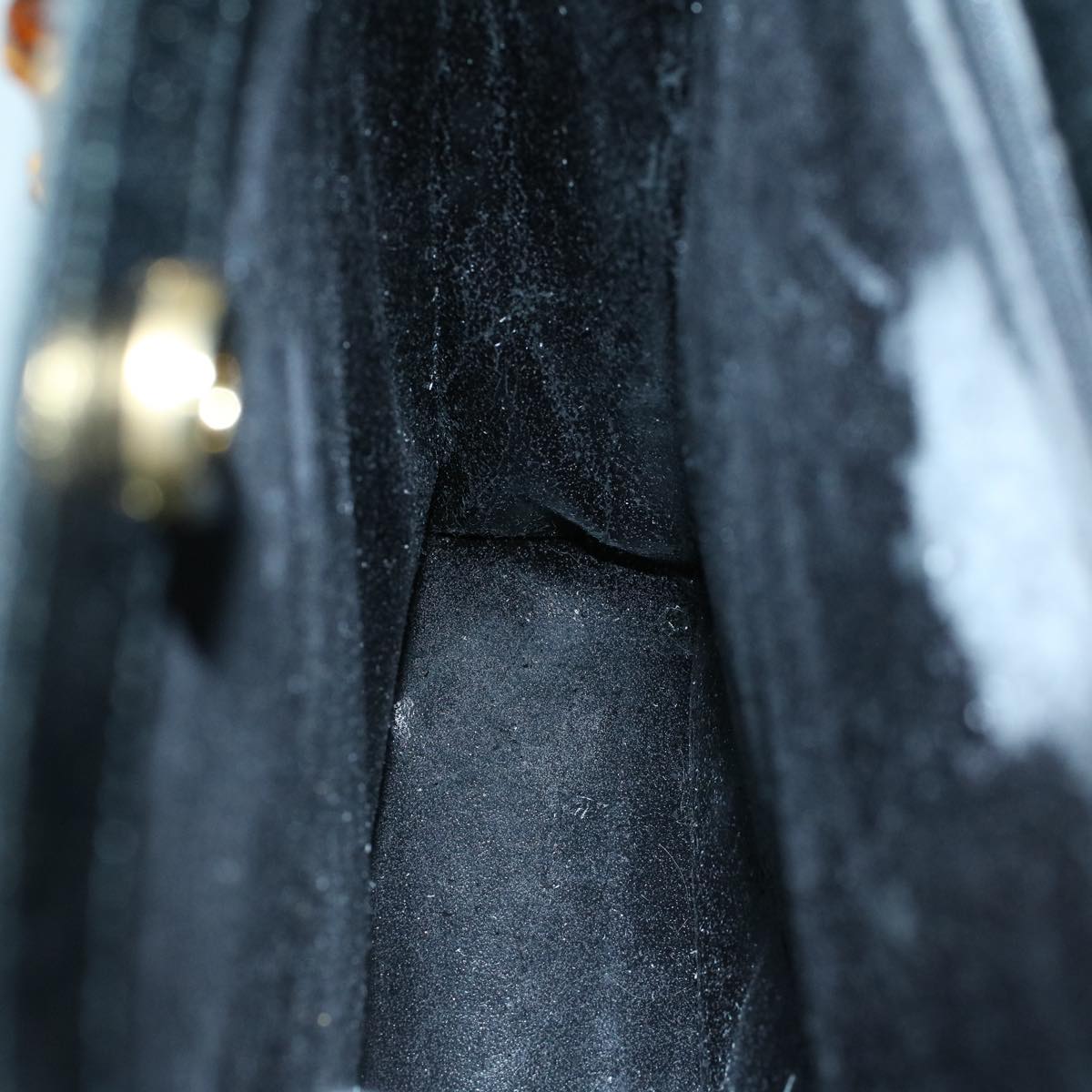 GUCCI Bamboo Hand Bag Leather Black 002 1186 0259 ep1914