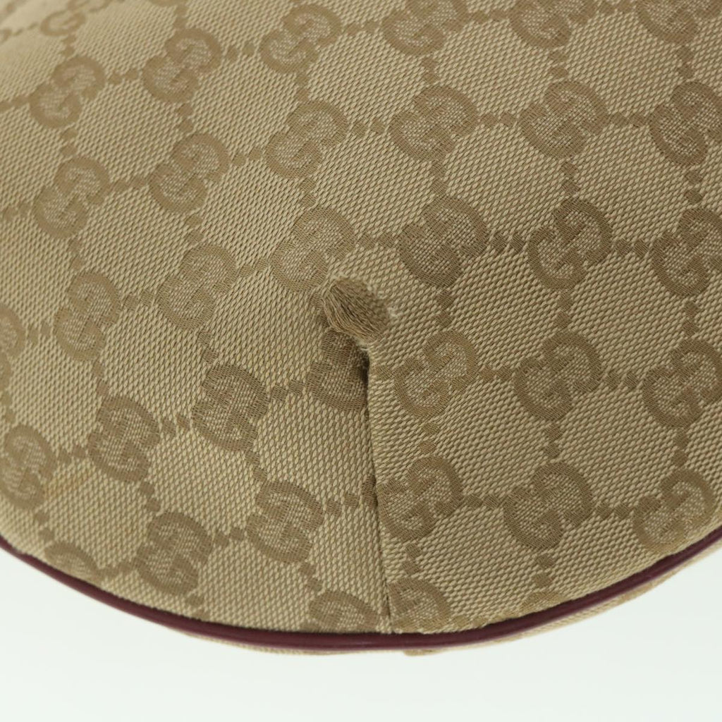 GUCCI GG Canvas Sherry Line Shoulder Bag Beige Red 181092 ep1918