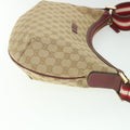 GUCCI GG Canvas Sherry Line Shoulder Bag Beige Red 181092 ep1918
