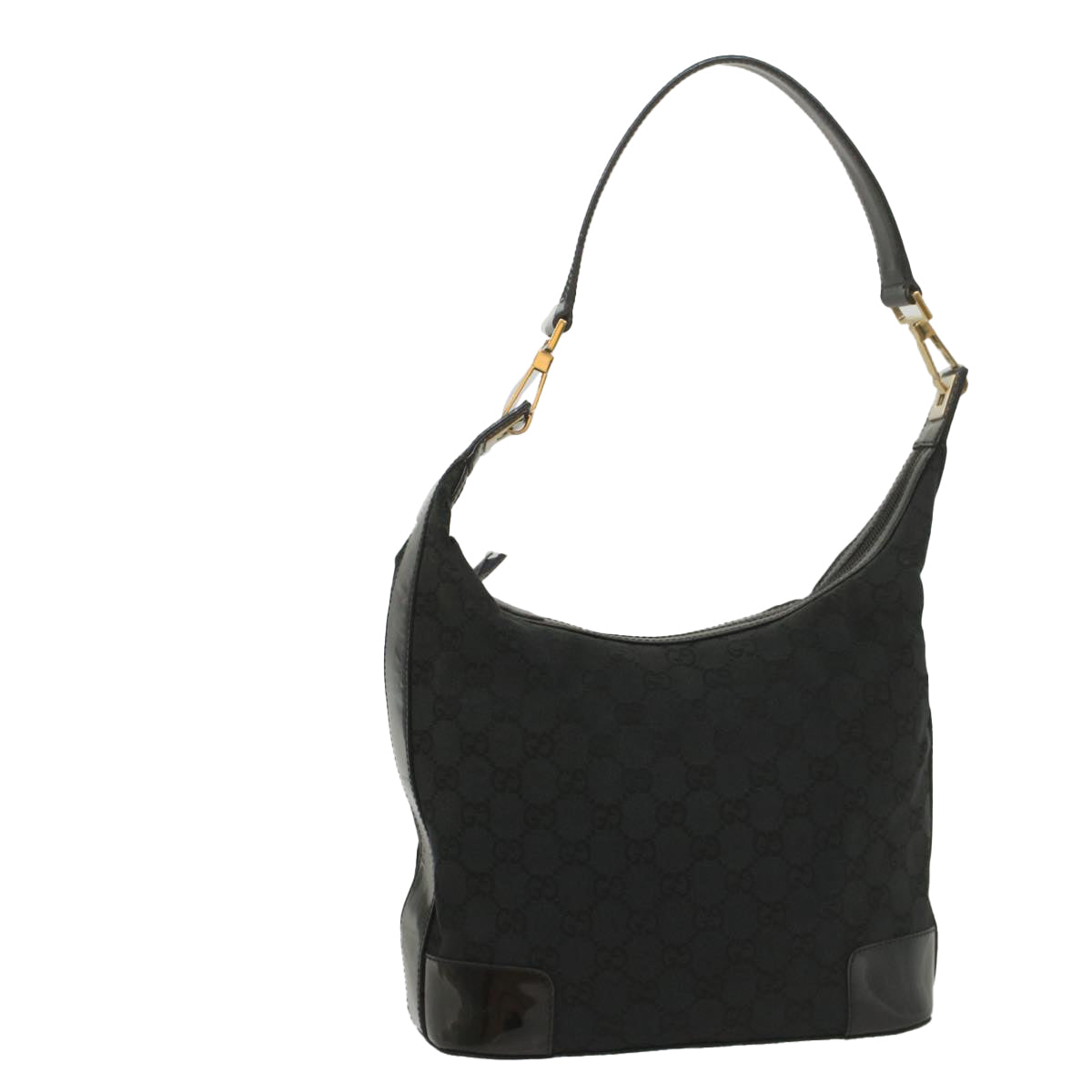 GUCCI GG Canvas Shoulder Bag Black 001 4204 ep1925
