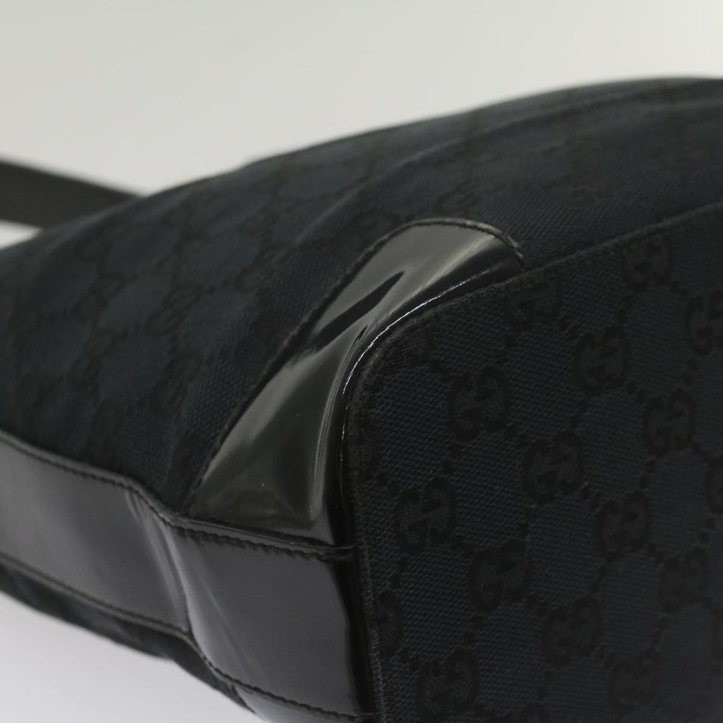 GUCCI GG Canvas Shoulder Bag Black 001 4204 ep1925