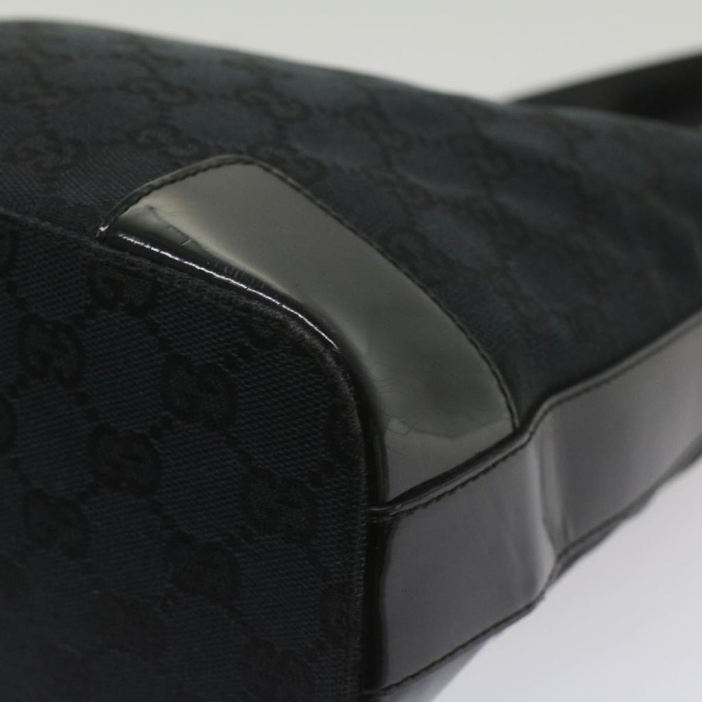 GUCCI GG Canvas Shoulder Bag Black 001 4204 ep1925