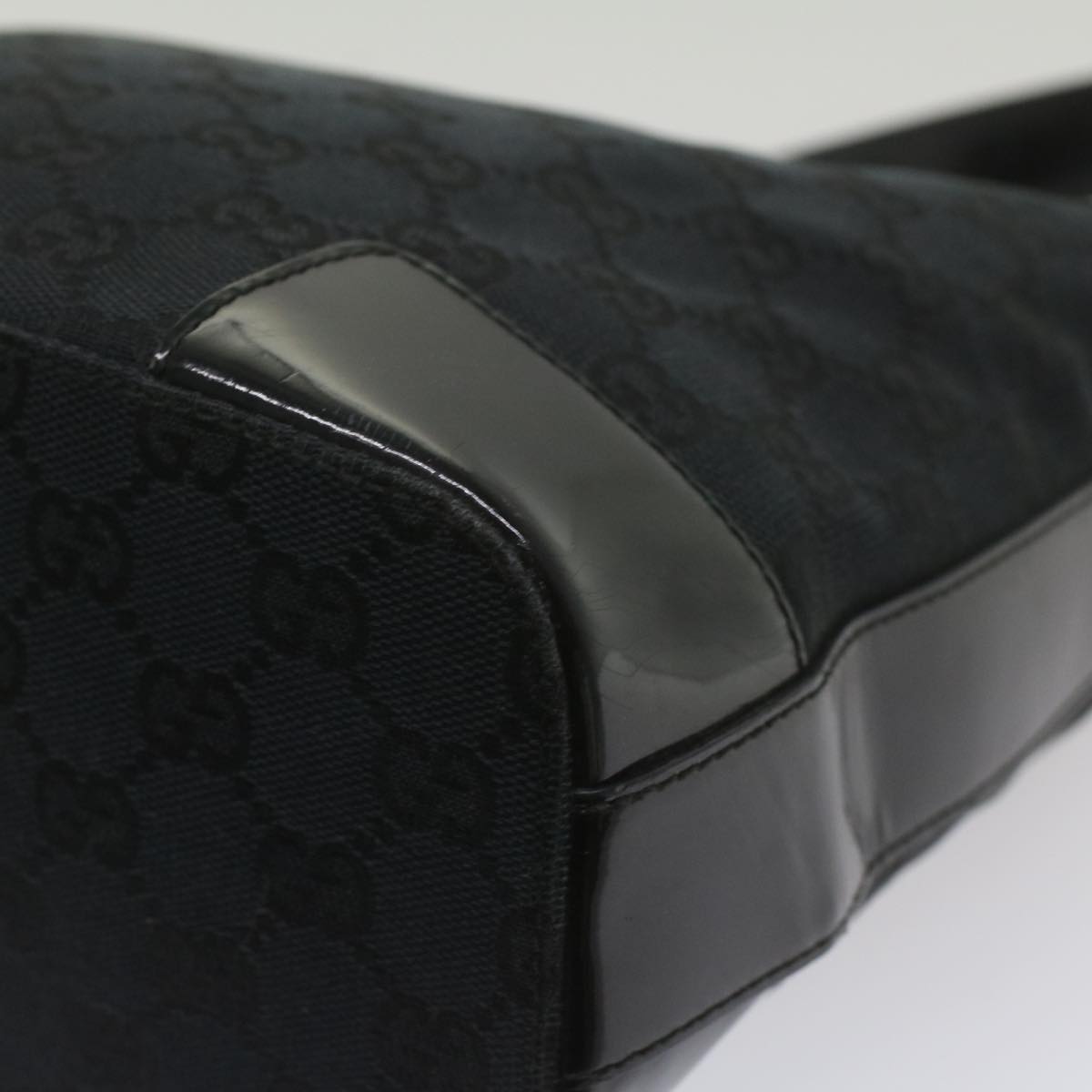 GUCCI GG Canvas Shoulder Bag Black 001 4204 ep1925