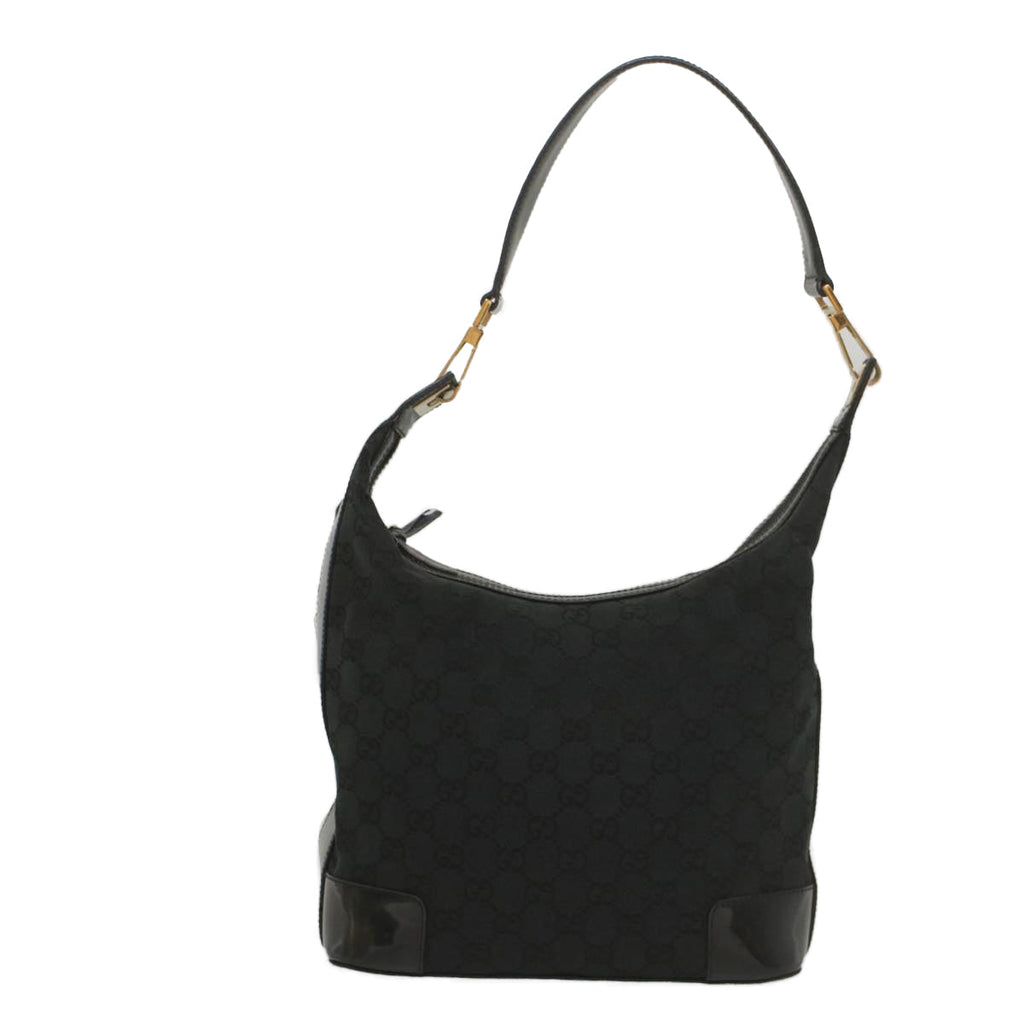 GUCCI GG Canvas Shoulder Bag Black 001 4204 ep1925