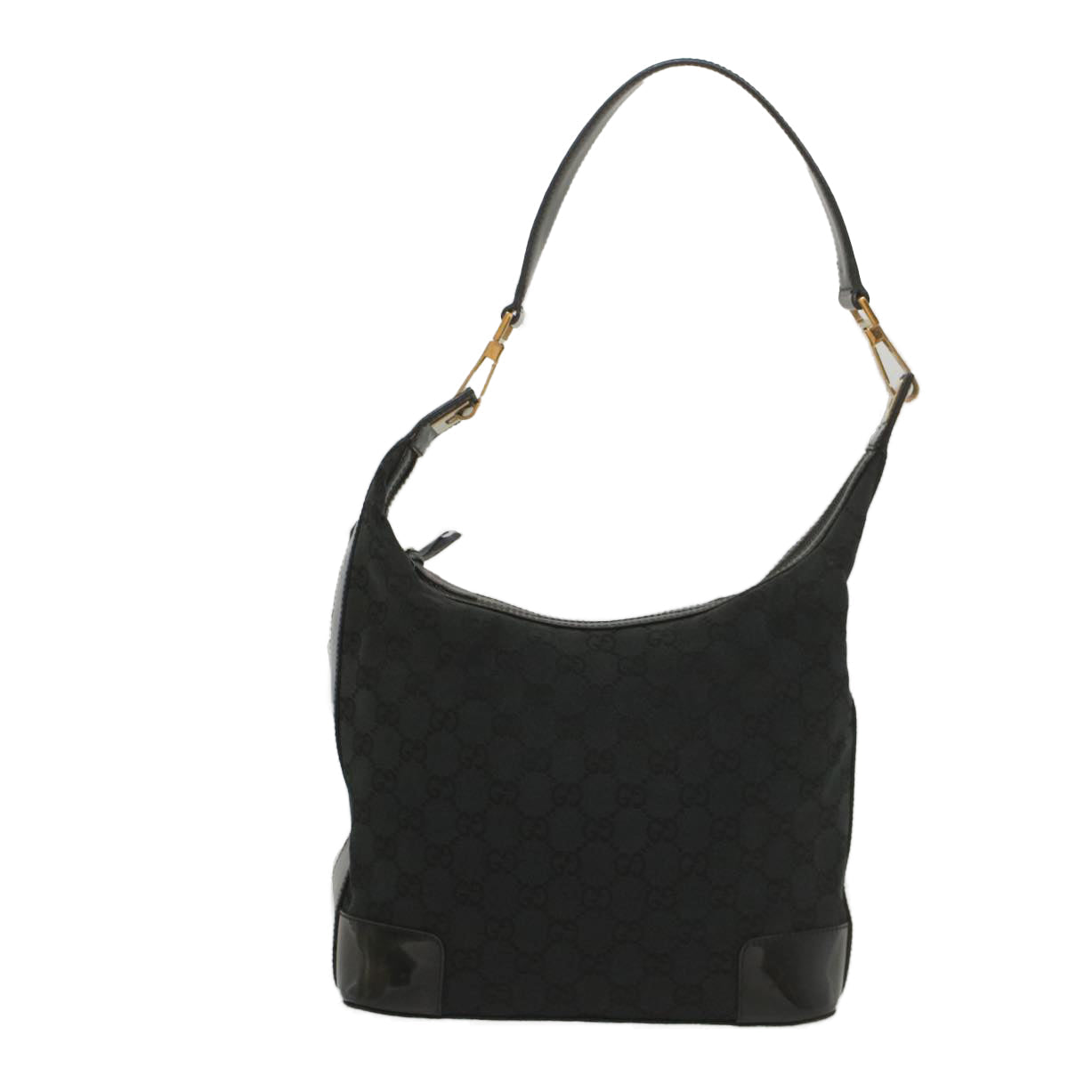 GUCCI GG Canvas Shoulder Bag Black 001 4204 ep1925
