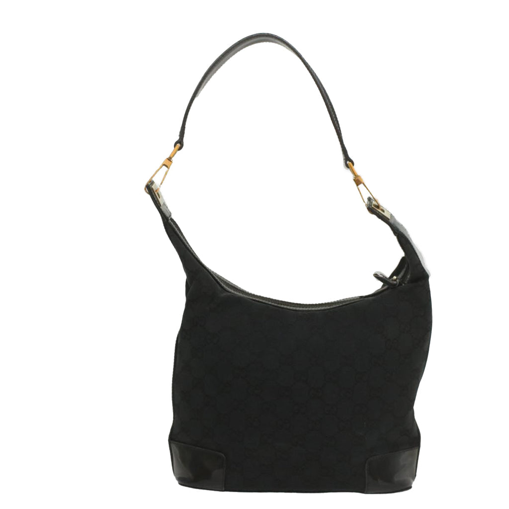 GUCCI GG Canvas Shoulder Bag Black 001 4204 ep1925