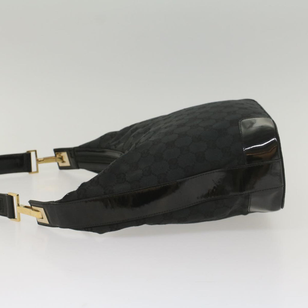 GUCCI GG Canvas Shoulder Bag Black 001 4204 ep1925