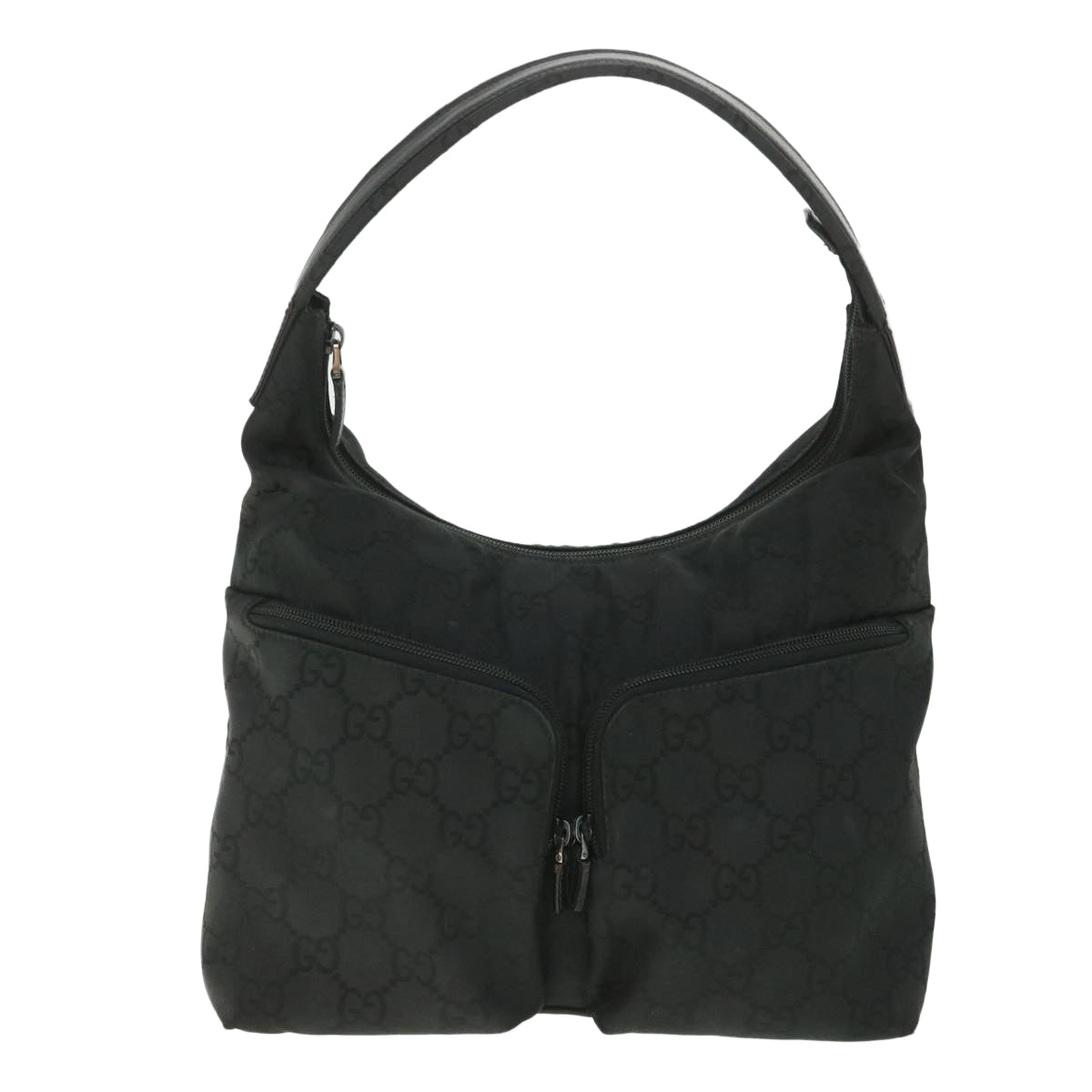 GUCCI GG Canvas Shoulder Bag Black 001 3380 1705 ep1926