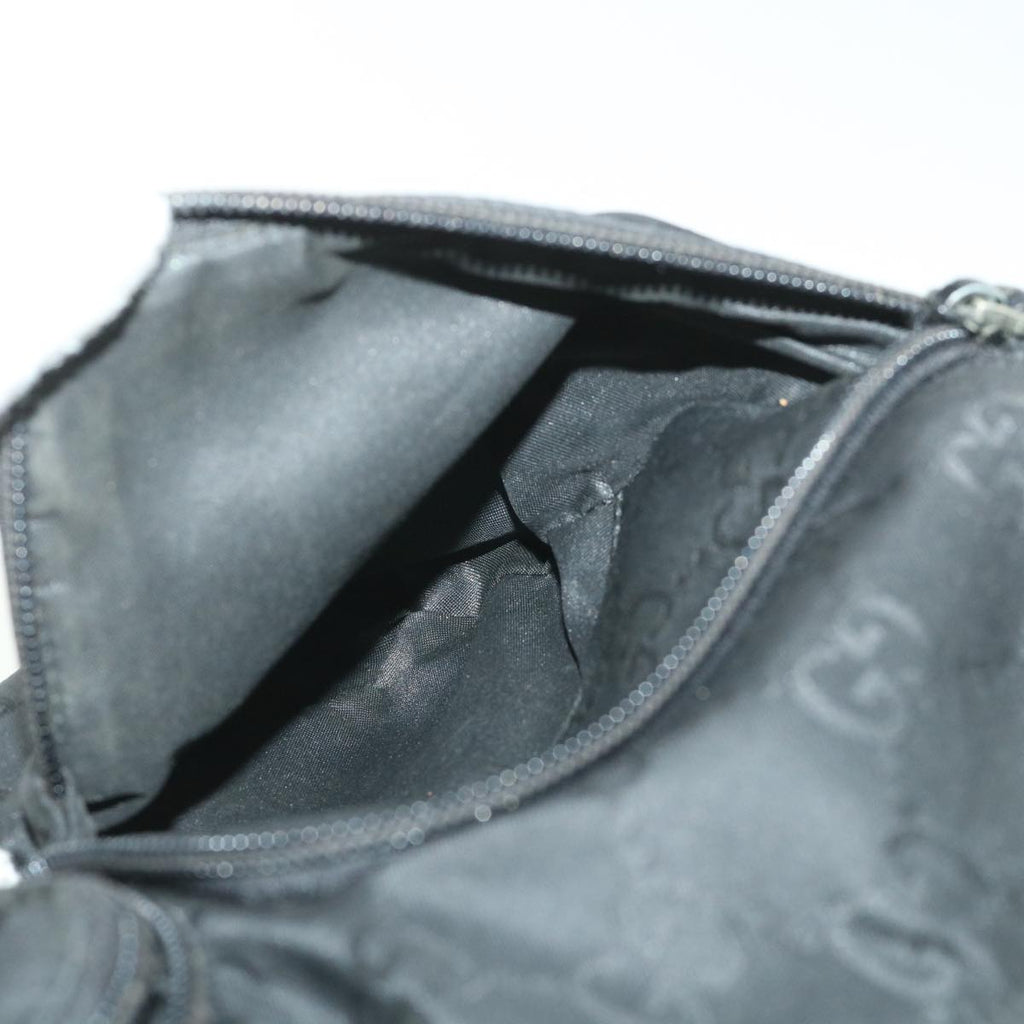 GUCCI GG Canvas Shoulder Bag Black 001 3380 1705 ep1926