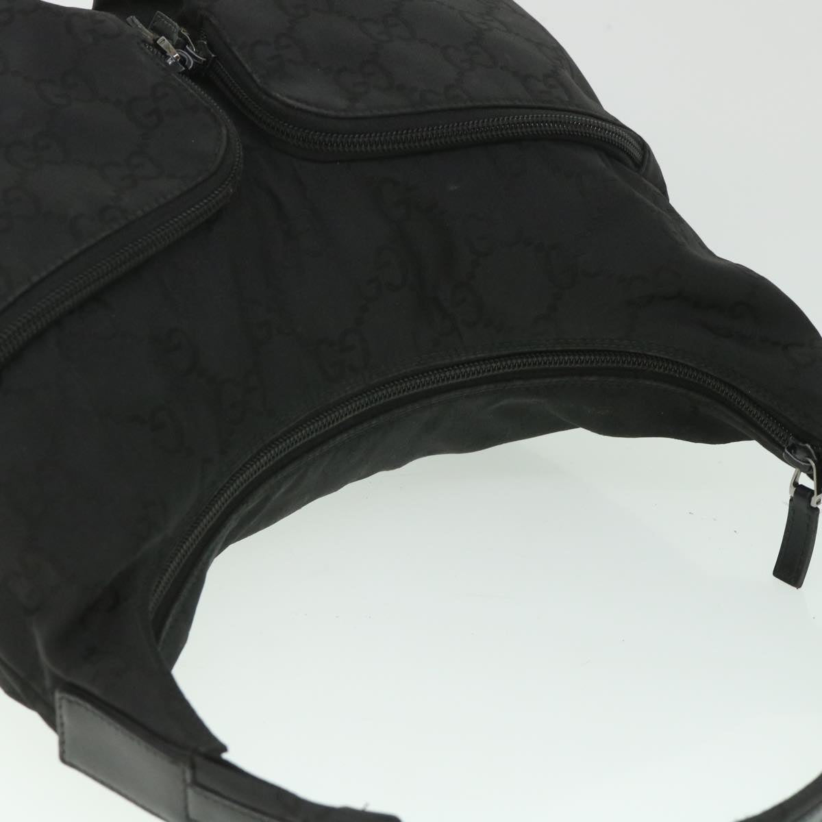 GUCCI GG Canvas Shoulder Bag Black 001 3380 1705 ep1926