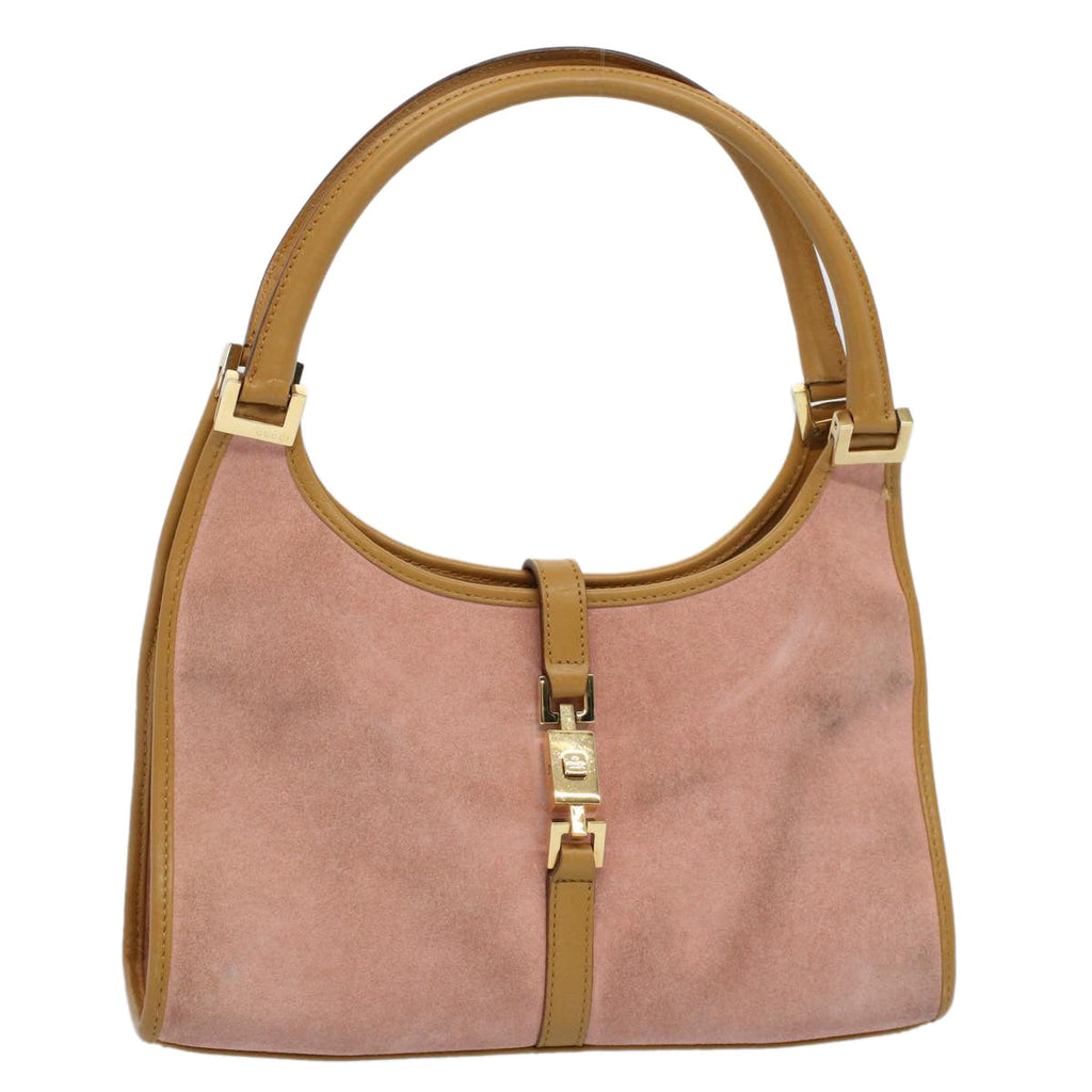 GUCCI Jackie Shoulder Bag Suede Leather Pink 002 1068 ep1927