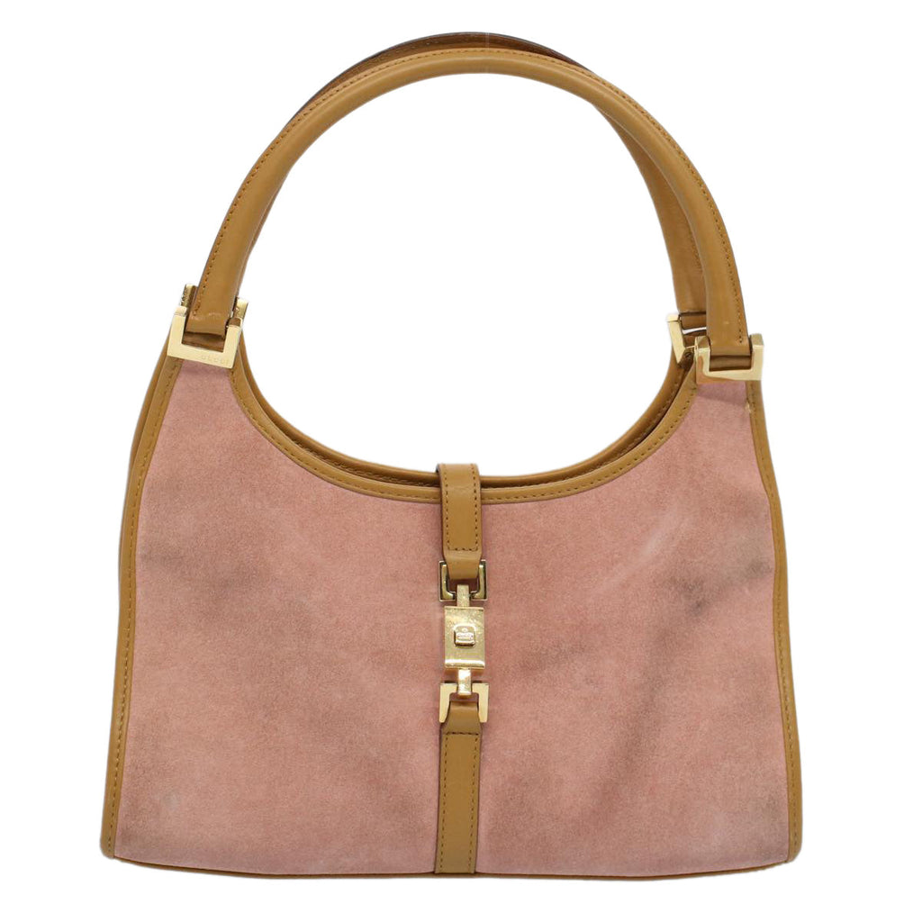 GUCCI Jackie Shoulder Bag Suede Leather Pink 002 1068 ep1927