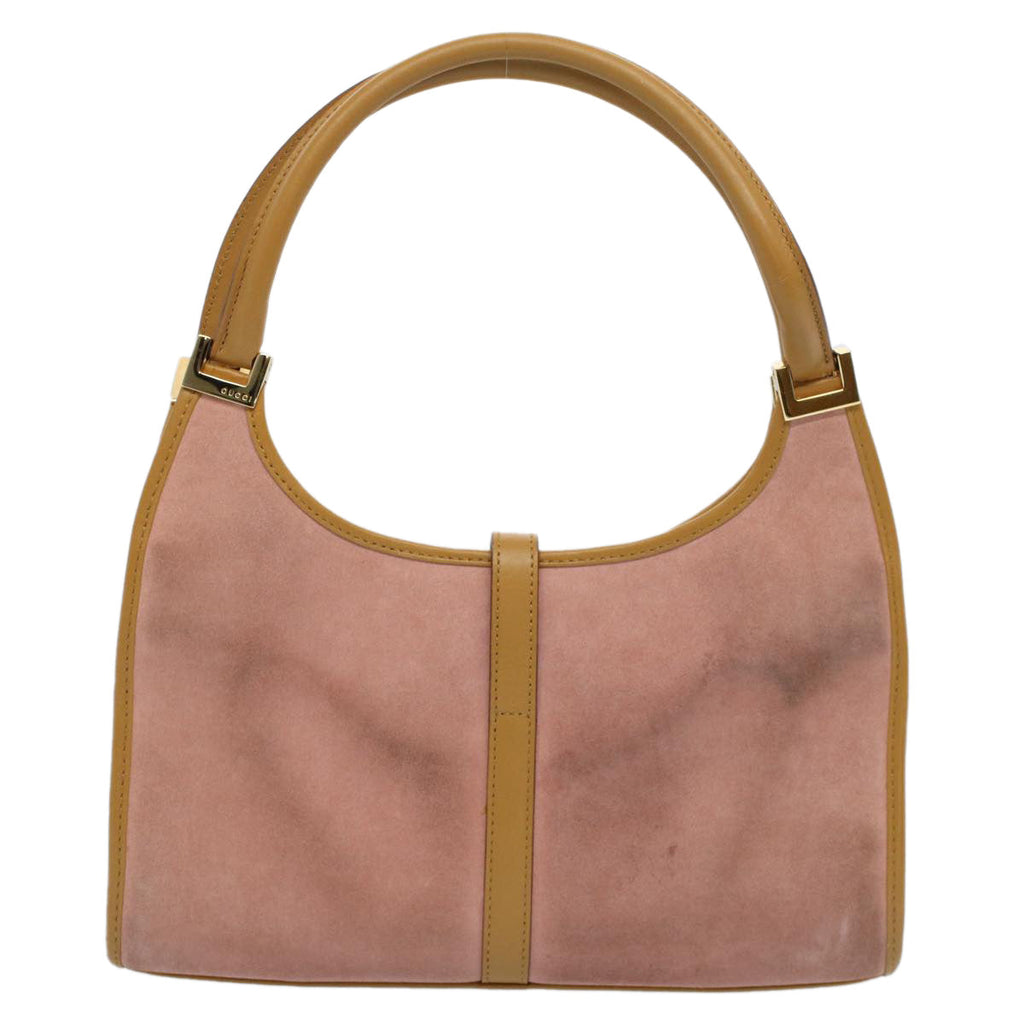 GUCCI Jackie Shoulder Bag Suede Leather Pink 002 1068 ep1927