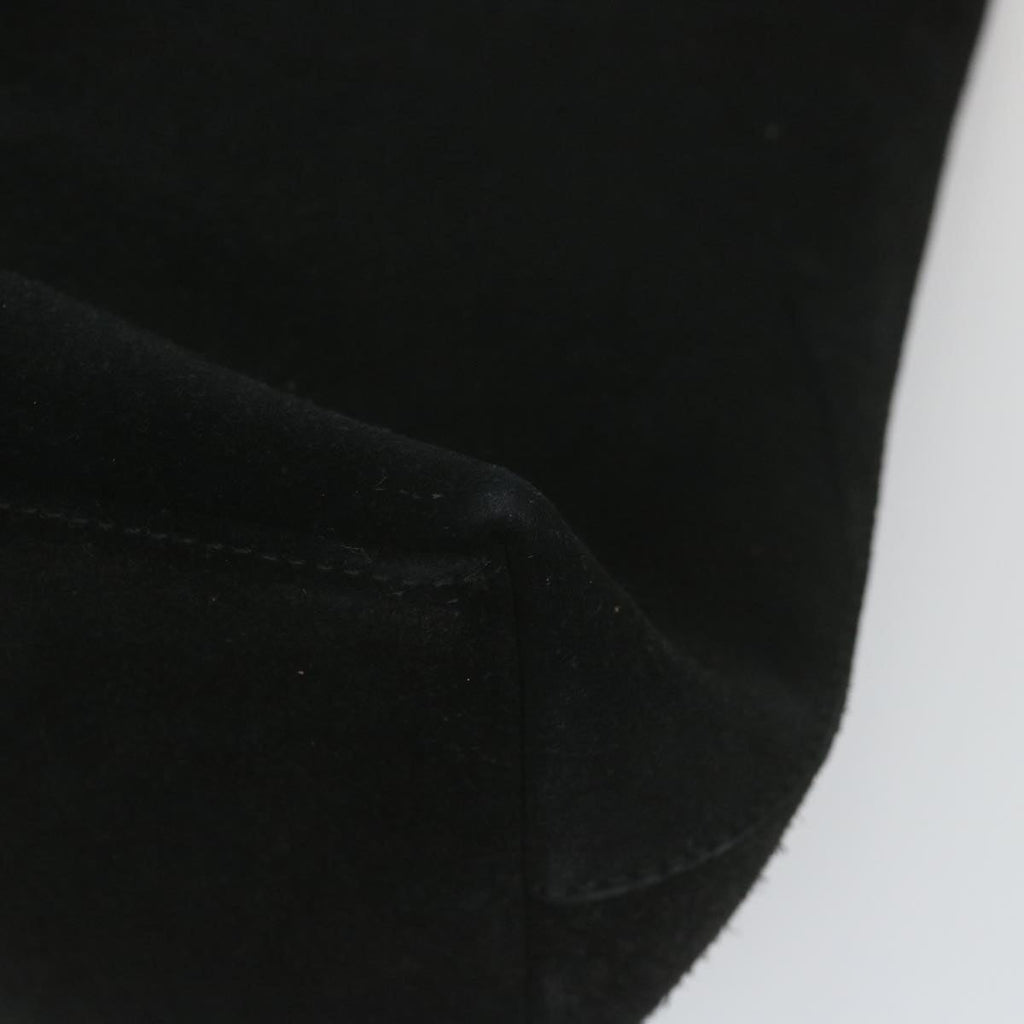 GUCCI Bamboo Shoulder Bag Suede Black 001 3214 001998 ep1932