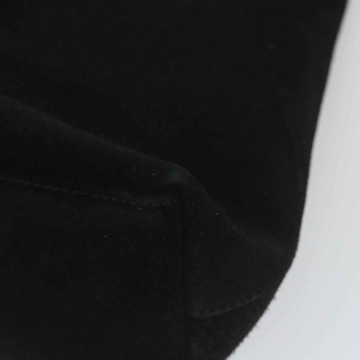 GUCCI Bamboo Shoulder Bag Suede Black 001 3214 001998 ep1932