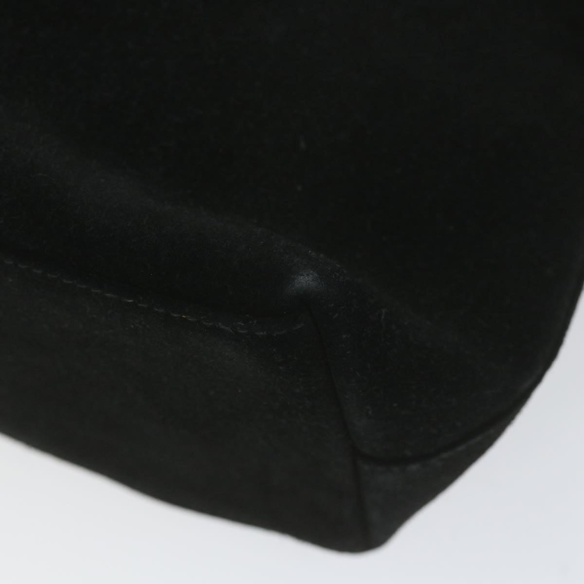GUCCI Bamboo Shoulder Bag Suede Black 001 3214 001998 ep1932