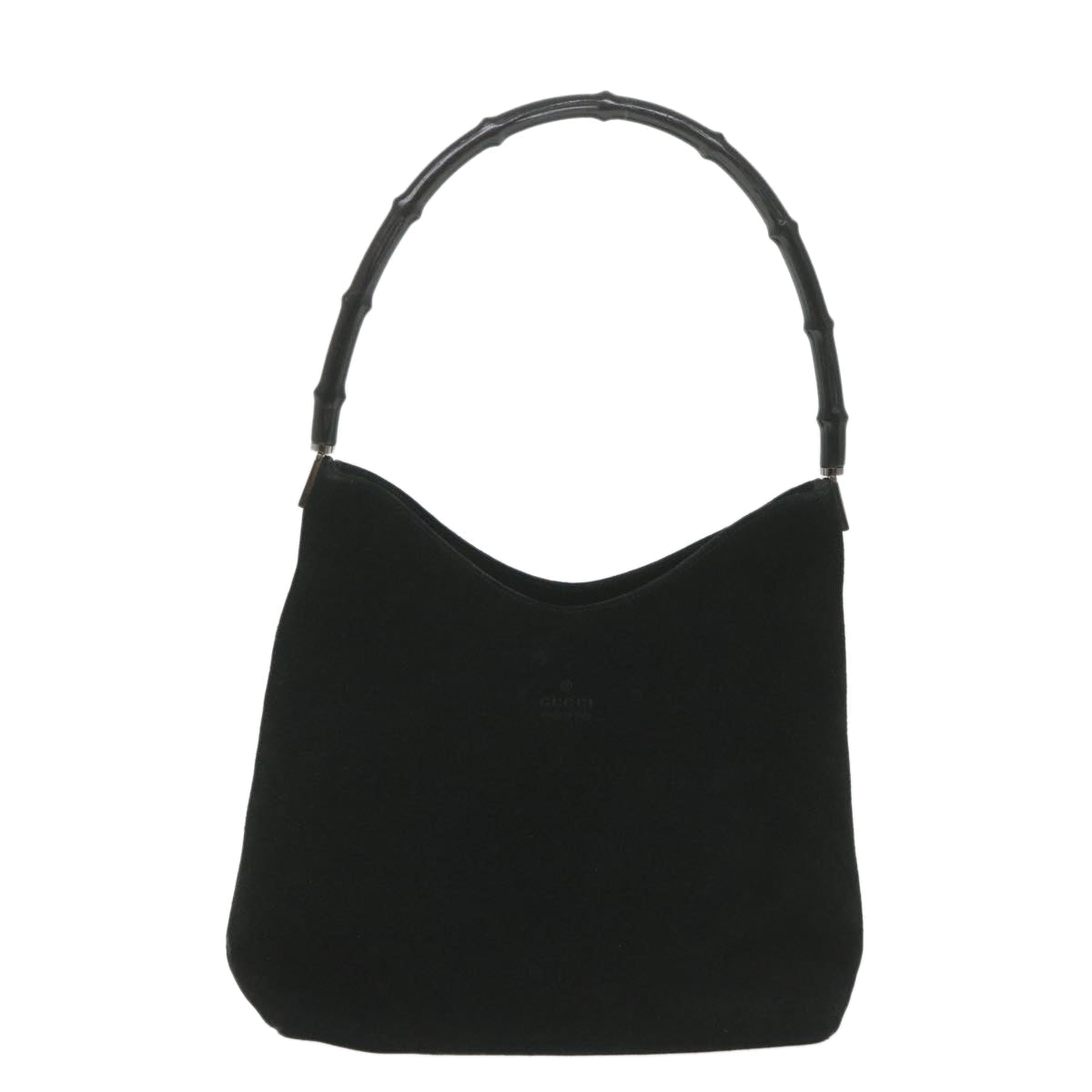 GUCCI Bamboo Shoulder Bag Suede Black 001 3214 001998 ep1932