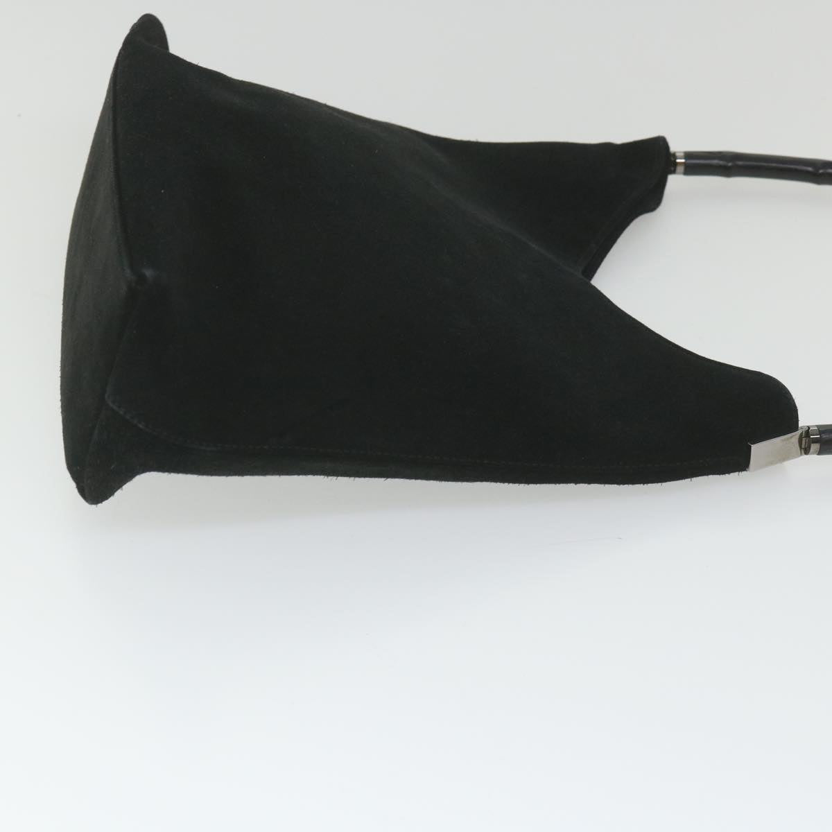 GUCCI Bamboo Shoulder Bag Suede Black 001 3214 001998 ep1932