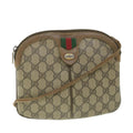 GUCCI GG Supreme Web Sherry Line Shoulder Bag Beige Red 98 02 047 ep1935