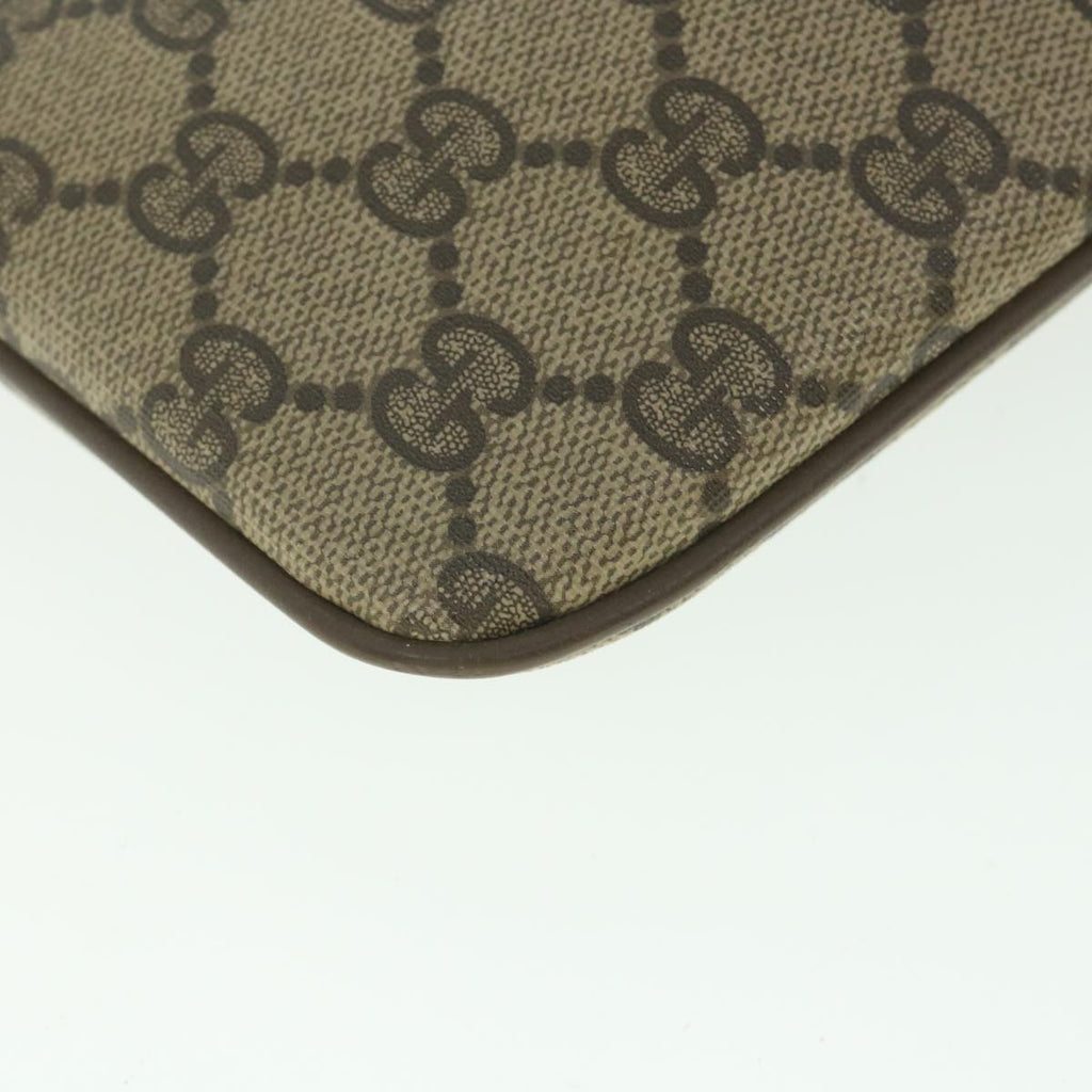 GUCCI GG Supreme Web Sherry Line Shoulder Bag Beige Red 98 02 047 ep1935