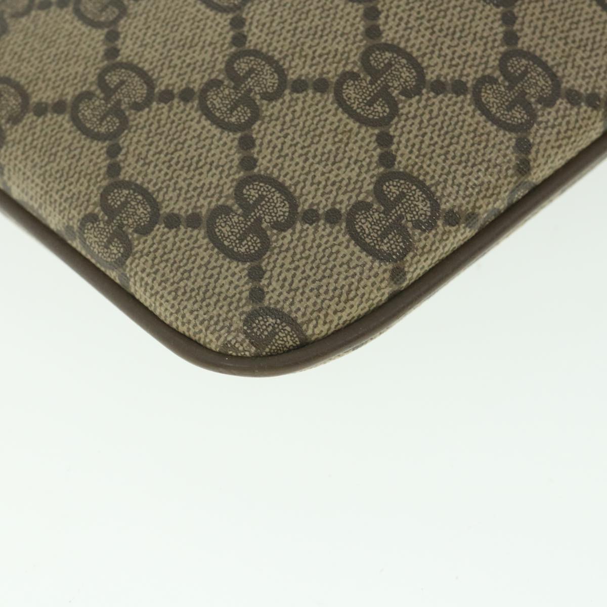 GUCCI GG Supreme Web Sherry Line Shoulder Bag Beige Red 98 02 047 ep1935
