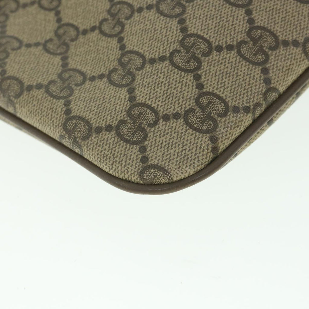 GUCCI GG Supreme Web Sherry Line Shoulder Bag Beige Red 98 02 047 ep1935