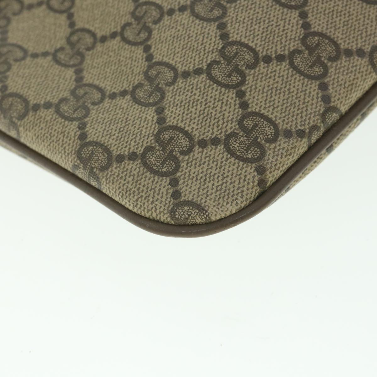 GUCCI GG Supreme Web Sherry Line Shoulder Bag Beige Red 98 02 047 ep1935