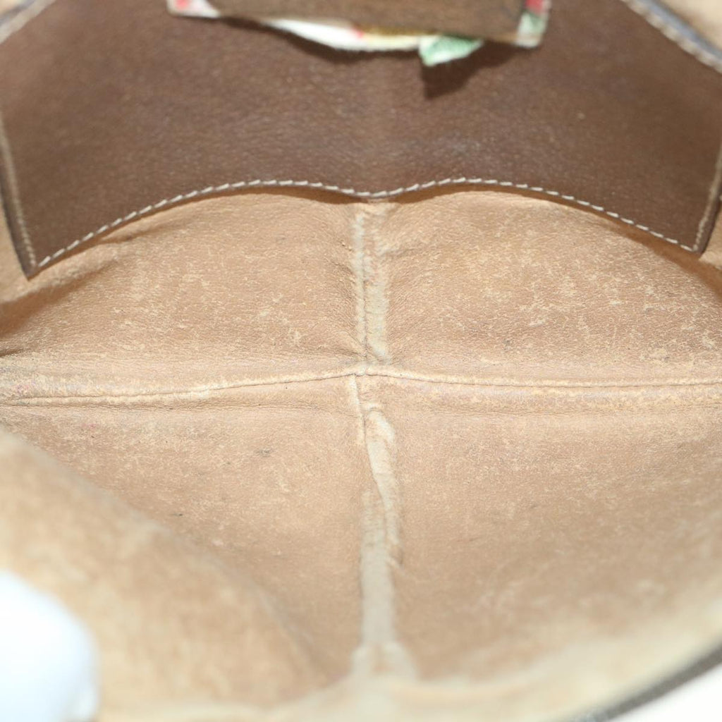 GUCCI GG Supreme Web Sherry Line Shoulder Bag Beige Red 98 02 047 ep1935