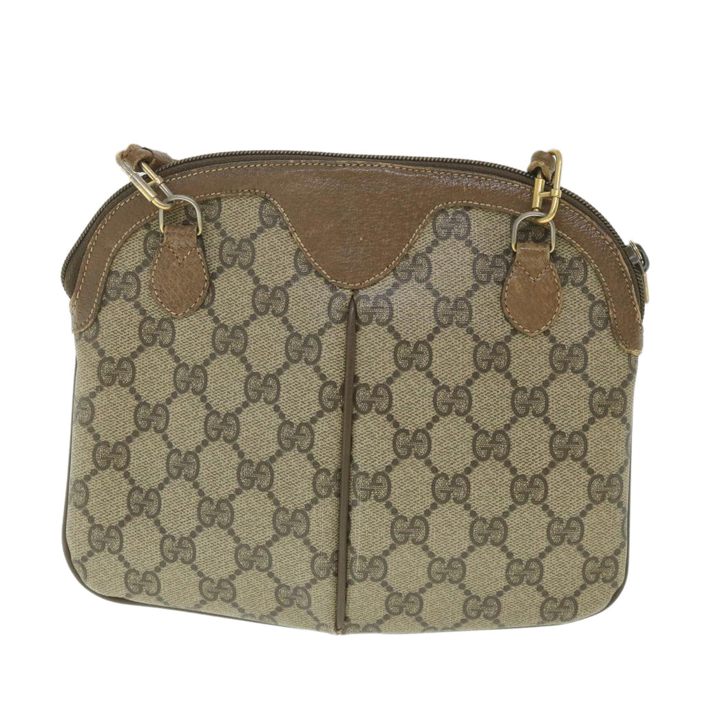 GUCCI GG Supreme Web Sherry Line Shoulder Bag Beige Red 98 02 047 ep1935