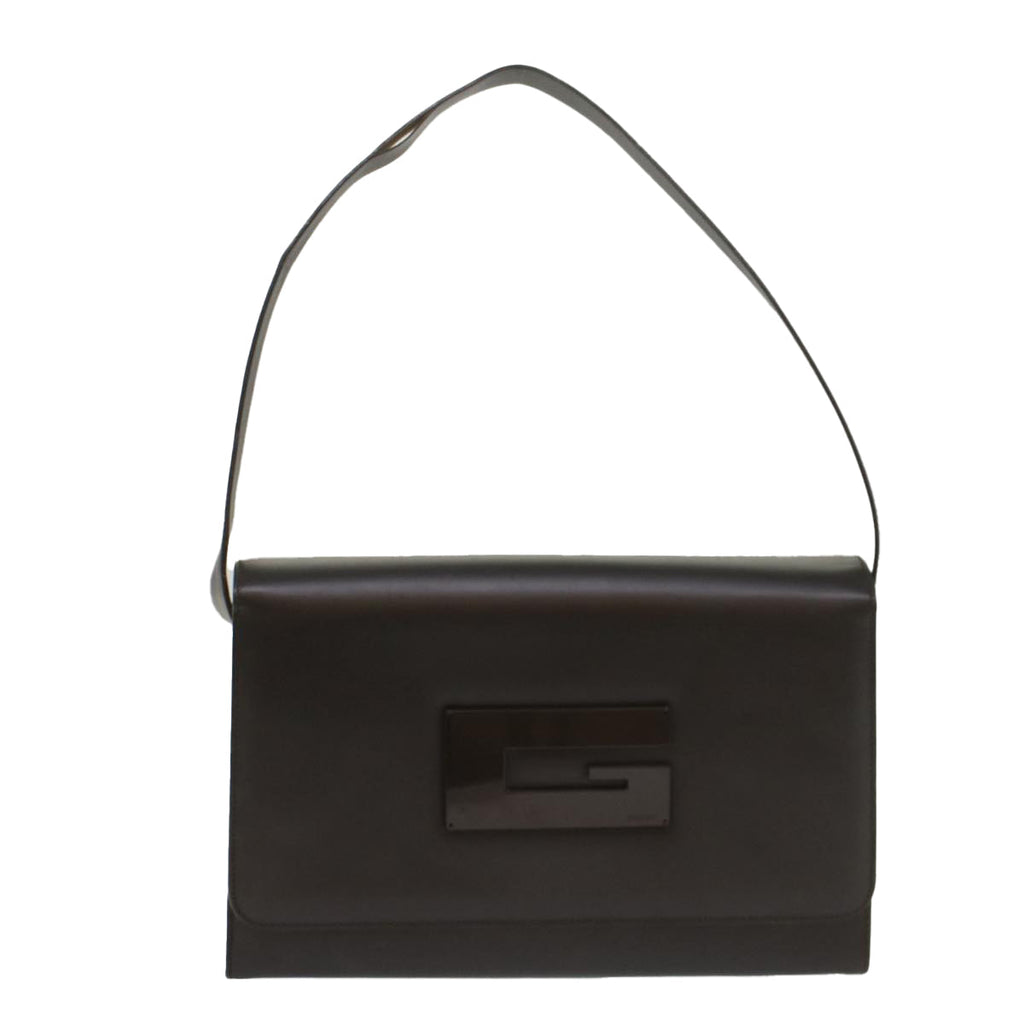 GUCCI Shoulder Bag Leather Black 001 3064 ep1938