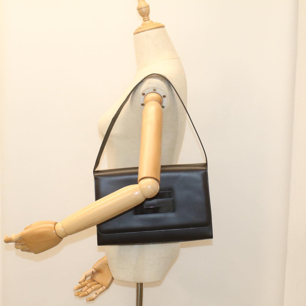 GUCCI Shoulder Bag Leather Black 001 3064 ep1938